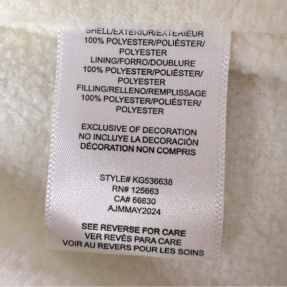 NWT Kensie Girl iridescent lilac infant snow suit size 6/9 months - Picture 11 of 13